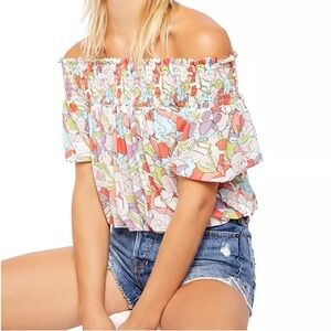 Free People Technicolor Bubble Top